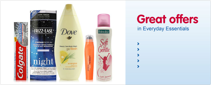 Great offers in Everyday Essentials